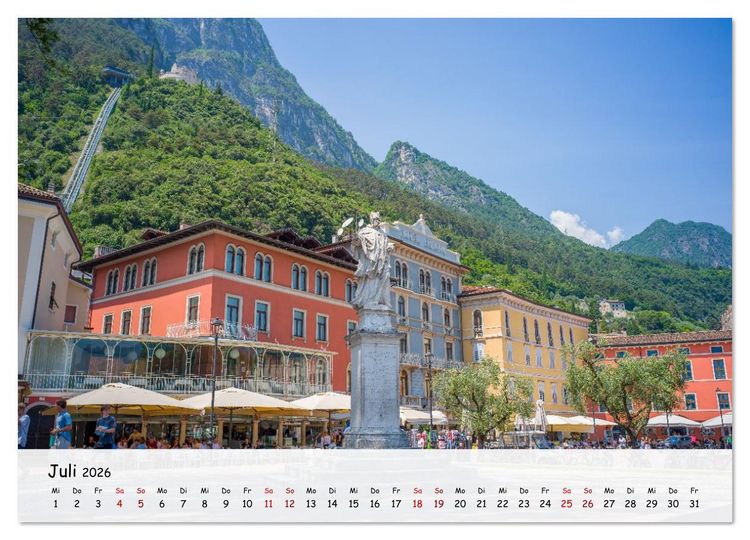 Produktbild: Riva del Garda - Am Gardasee ganz im Norden (Wandkalender 2026 DIN A3 quer), CALVENDO Monatskalender