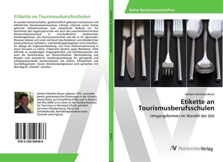 Produktbild: Etikette an Tourismusberufsschulen