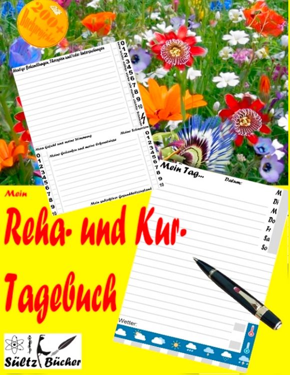 Produktbild: Mein Reha- und Kurtagebuch - Tagebuch f&uuml;r 30 Tage