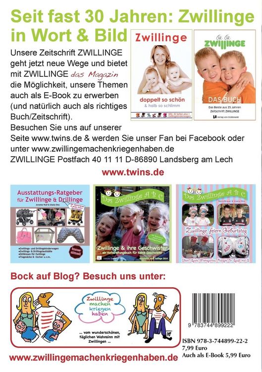 Produktbild: Zwillinge das Magazin September/Oktober 2017