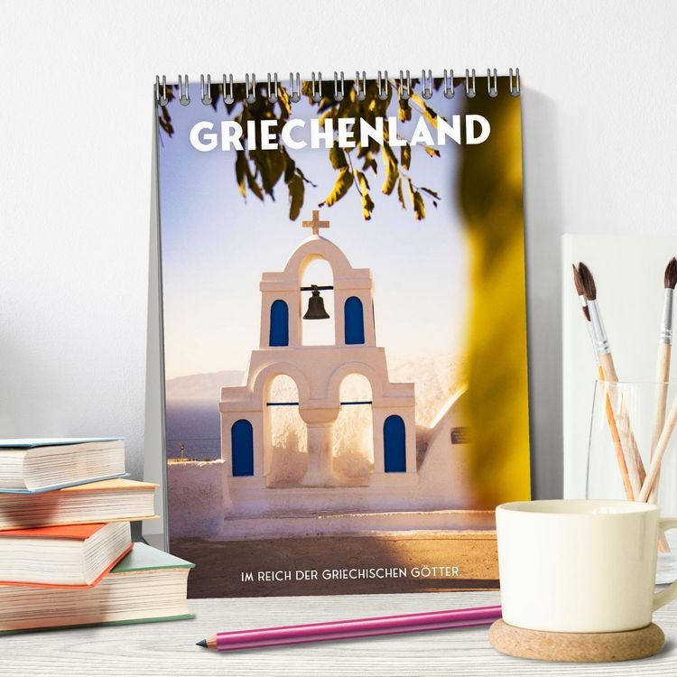 Produktbild: Griechenland - Im Reich der griechischen G&ouml;tter. (Tischkalender 2026 DIN A5 hoch), CALVENDO Monatskalender