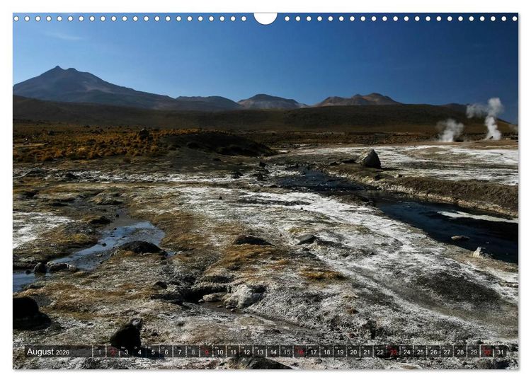 Produktbild: Atacama W&uuml;ste - Landschaften der Extreme (Wandkalender 2026 DIN A3 quer), CALVENDO Monatskalender