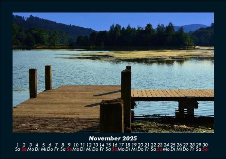 Produktbild: Landschaftskalender 2025 Fotokalender DIN A5