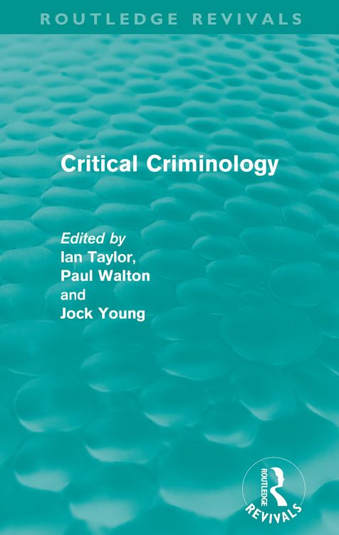 Produktbild: Critical Criminology (Routledge Revivals)