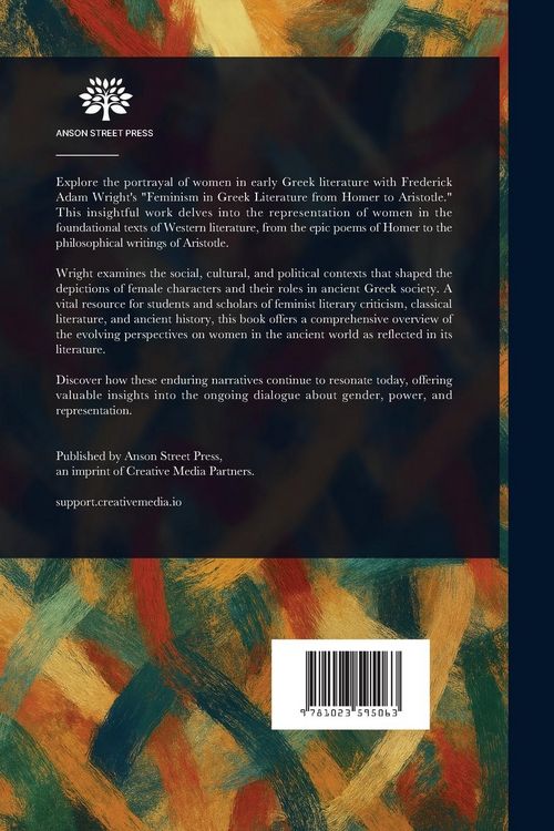 Produktbild: Feminism in Greek Literature From Homer to Aristotle