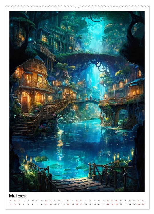 Produktbild: Anime Augenschmaus (Wandkalender 2026 DIN A2 hoch), CALVENDO Monatskalender