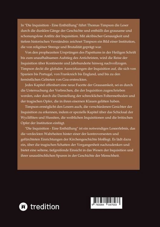 Produktbild: Die Inquisition - Eine Enth&uuml;llung