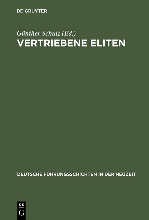 Produktbild: Vertriebene Eliten