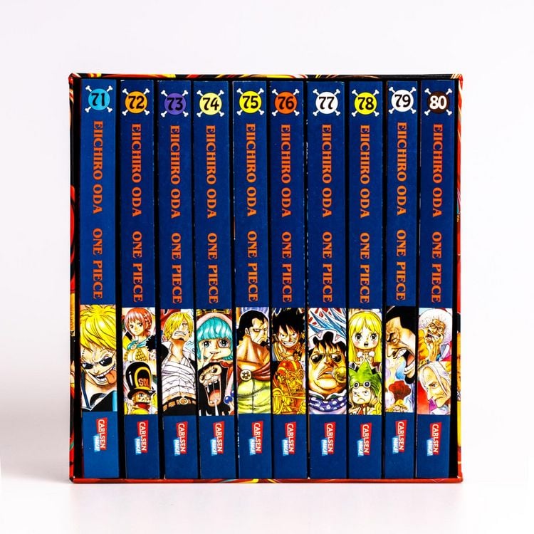 Produktbild: One Piece Sammelschuber 8: Dressrosa (inklusive Band 71-80)
