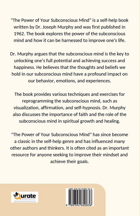 Produktbild: The Power of Your Subconscious Mind