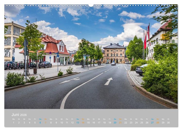 Produktbild: Kulmbach - zu F&uuml;&szlig;en der Plassenburg (Wandkalender 2026 DIN A2 quer), CALVENDO Monatskalender