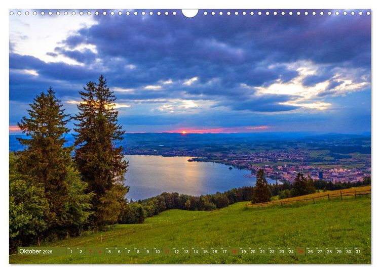 Produktbild: Gr&uuml;ezi aus der Schweiz (Wandkalender 2026 DIN A3 quer), CALVENDO Monatskalender