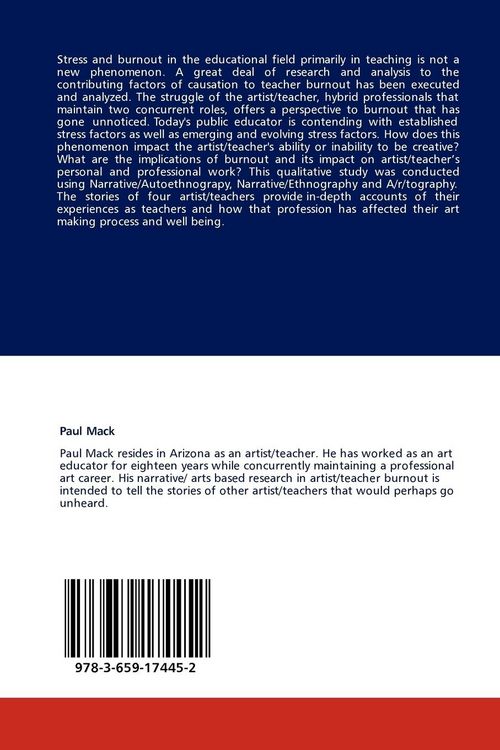 Produktbild: Inside Artist/Teacher Burnout