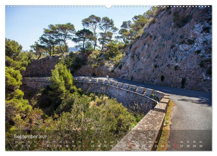 Produktbild: Mit dem Rennrad auf Mallorca (hochwertiger Premium Wandkalender 2027 DIN A2 quer), Kunstdruck in Hochglanz