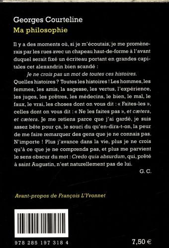 Produktbild: Ma philosophie