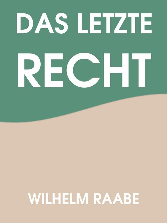 Produktbild: Das letzte Recht
