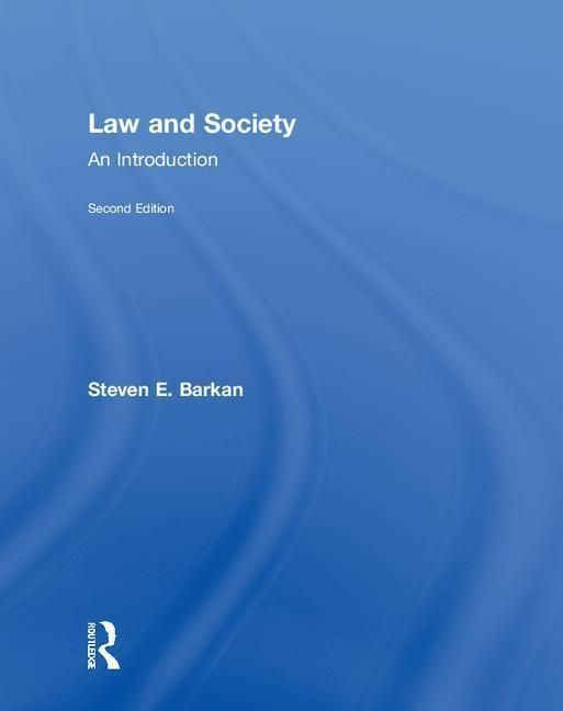 Produktbild: Barkan, S: Law and Society