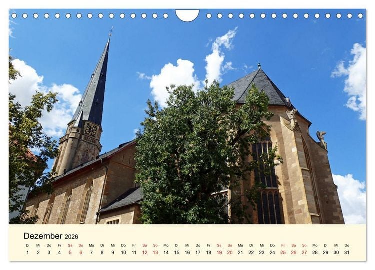Produktbild: Sch&ouml;nes Alzey - Fachwerk, Wein und Rossmarktplatz (Wandkalender 2026 DIN A4 quer), CALVENDO Monatskalender