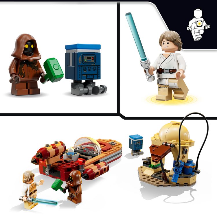 Produktbild: LEGO Star Wars 75420 SMART Play: Lukes Landspeeder, Spielzeug ab 6 Jahre
