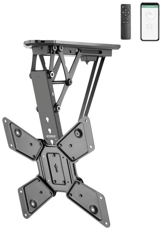 Produktbild: SpeaKa Professional SP-TVCM-510 TV-Deckenhalterung 58,4cm (23\") - 139,7cm (55\") elektrisch motorisiert, Neigbar, App-Steuerung