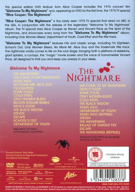 Produktbild: Alice Cooper - Welcome To My Nightmare [SE]