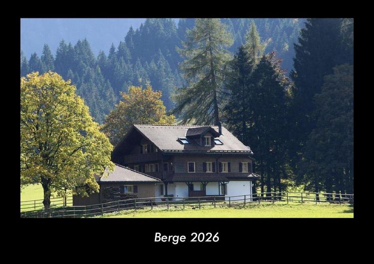 Produktbild: Berge 2026 Fotokalender DIN A3