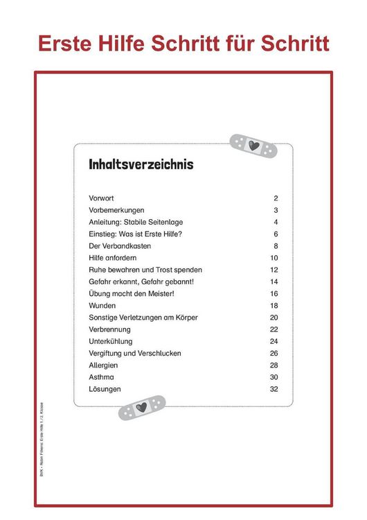Produktbild: Erste Hilfe f&uuml;r kleine Helden