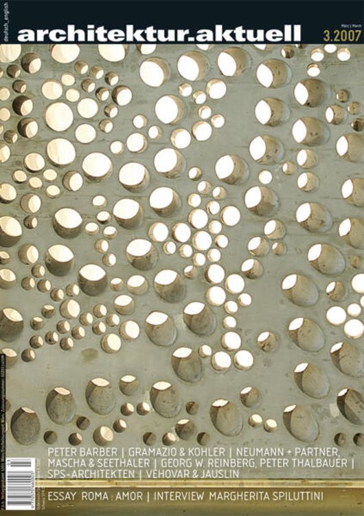 Produktbild: Architektur.aktuell 324, 3/2007