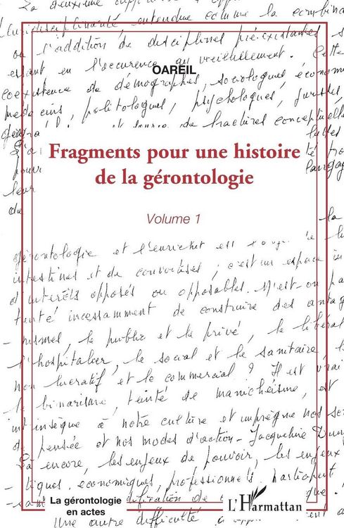 Produktbild: Fragments pour une histoire de la g&eacute;rontologie
