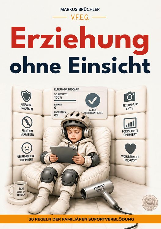 Produktbild: Erziehung ohne Einsicht - 30 Regeln der famili&auml;ren Sofortverbl&ouml;dung (Ein V.F.E.G. - Buch)