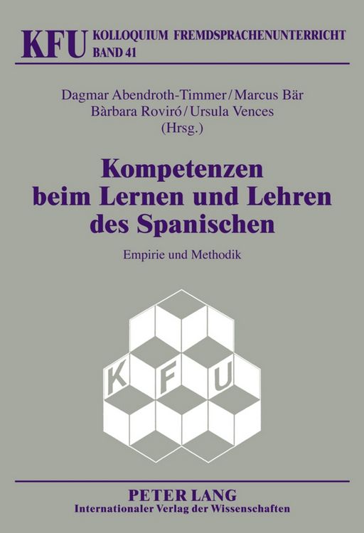 Produktbild: Kompetenzen beim Lernen und Lehren des Spanischen
