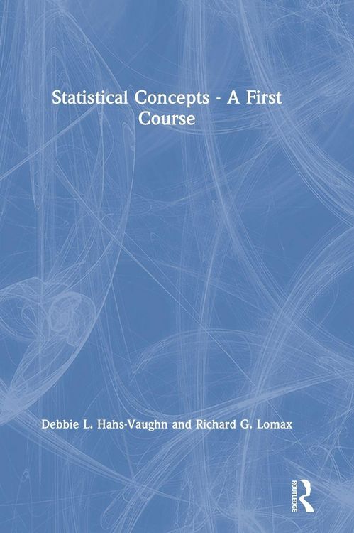 Produktbild: Statistical Concepts - A First Course
