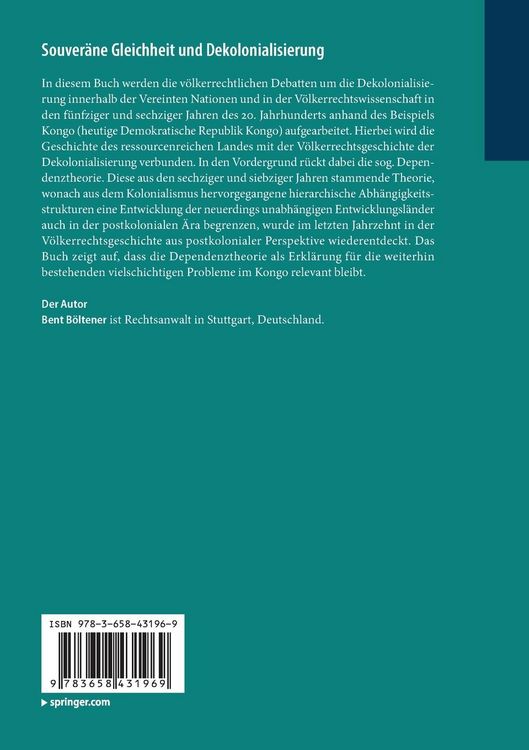 Produktbild: Souver&auml;ne Gleichheit und Dekolonialisierung