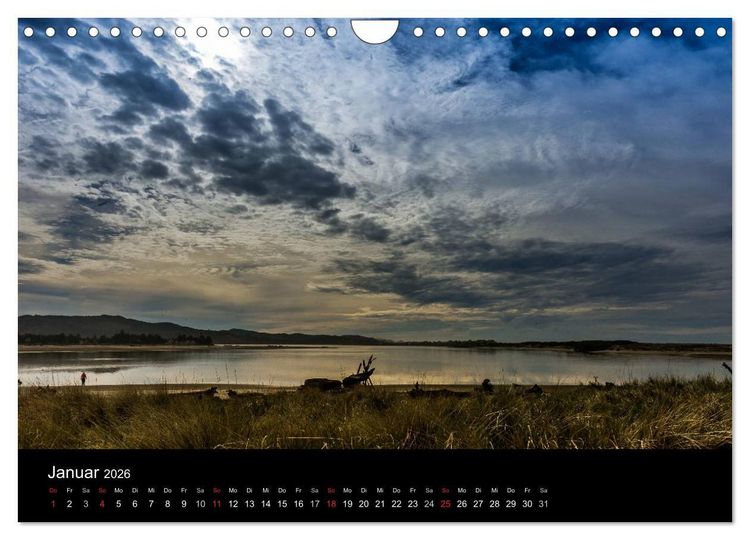 Produktbild: Die Oregon-K&uuml;ste (Wandkalender 2026 DIN A4 quer), CALVENDO Monatskalender