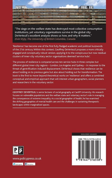 Produktbild: Resilience in the post-welfare inner city