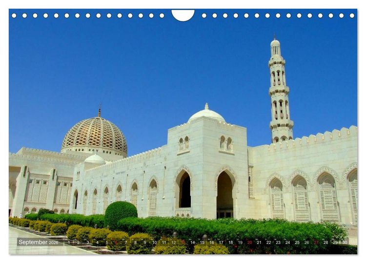 Produktbild: Oman - Eine Bilder-Reise (Wandkalender 2026 DIN A4 quer), CALVENDO Monatskalender