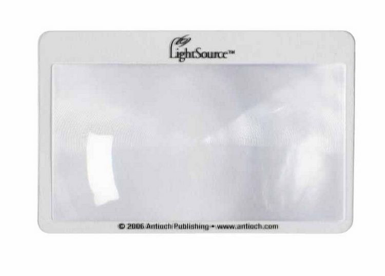 Produktbild: Lesekomfort Folienlupe - Kartenformat - Fresnellupe - 55 x 85 mm