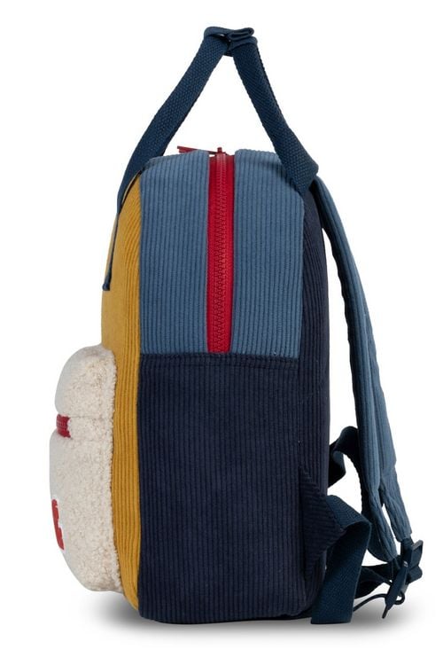 Produktbild: SIEBER Gl&uuml;hw&uuml;rmchen - Kinderrucksack, KIGA Kindergartenrucksack Elena, ocker/dunkelblau, 7 Liter