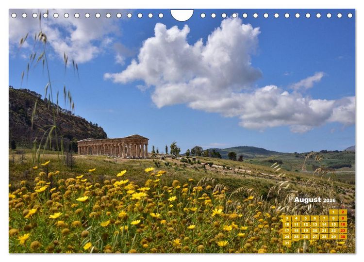 Produktbild: Sizilien &ndash; von Cefal&ugrave; bis Trapani (Wandkalender 2026 DIN A4 quer), CALVENDO Monatskalender