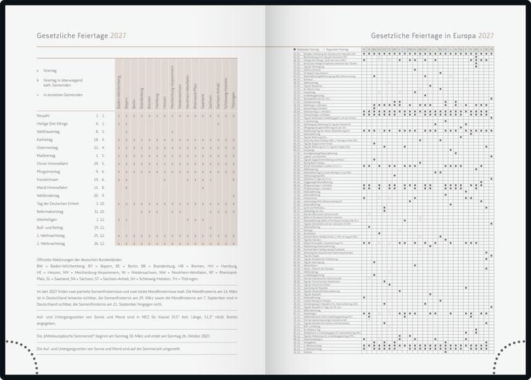 Produktbild: rido/id&eacute; 7021507017 Buchkalender Premium Young Line 2027 "Greeny" A5, Papier