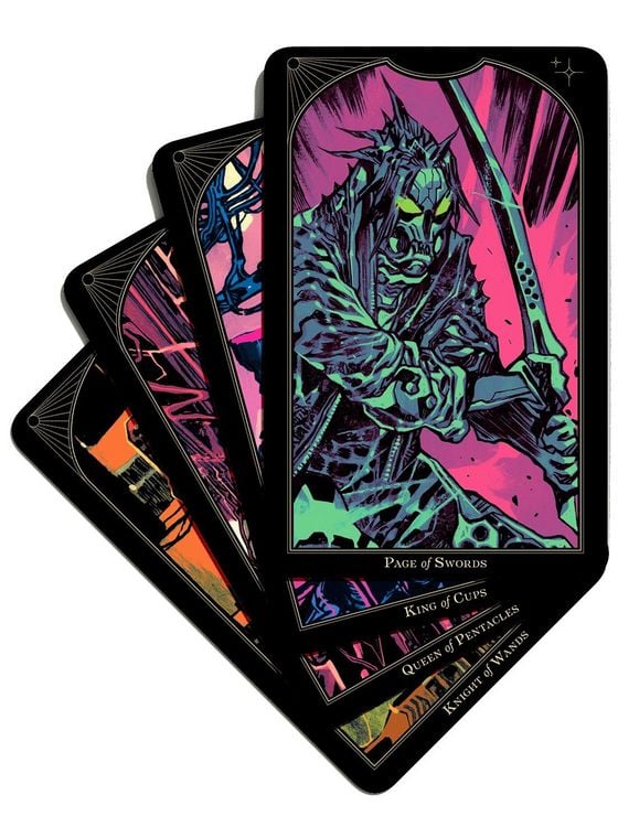 Produktbild: Cyberpunk 2077: Das offizielle Tarot-Set