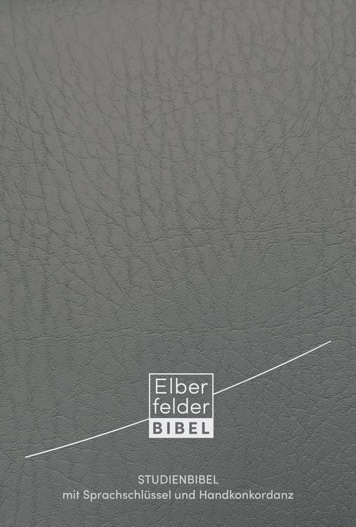 Produktbild: Elberfelder Studienbibel, Leder, mit Sprachschl&uuml;ssel und Handkonkordanz