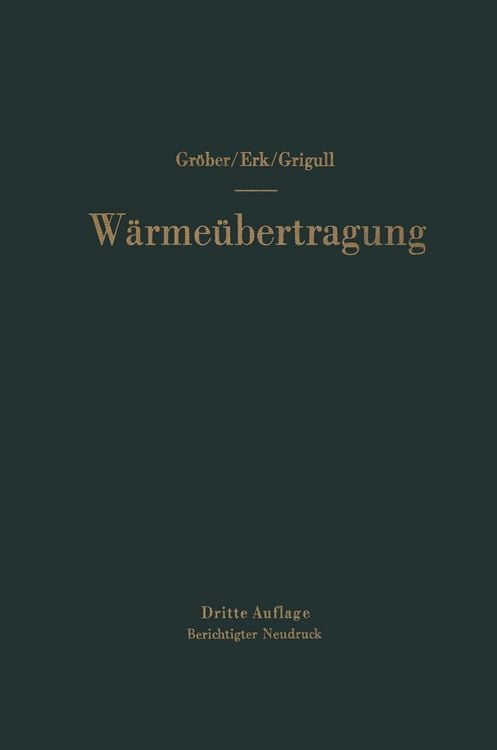 Produktbild: Die Grundgesetze der W&auml;rme&uuml;bertragung