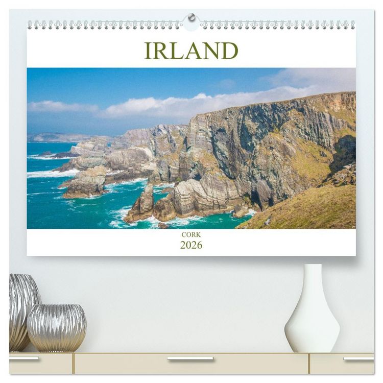 Produktbild: Irland - Cork (hochwertiger Premium Wandkalender 2026 DIN A2 quer), Kunstdruck in Hochglanz