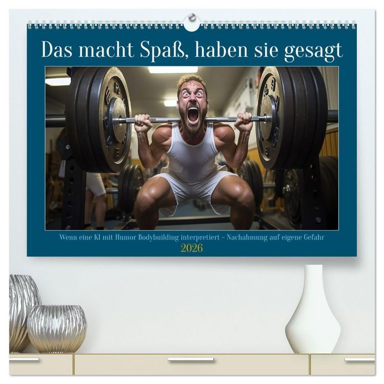 Produktbild: Das macht Spa&szlig;, haben sie gesagt (hochwertiger Premium Wandkalender 2026 DIN A2 quer), Kunstdruck in Hochglanz