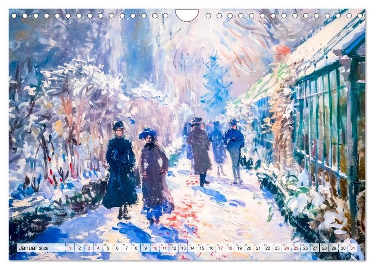 Produktbild: G&auml;rten im Licht - Impressionistische Spazierg&auml;nge mit Bl&uuml;tenpracht (Wandkalender 2026 DIN A4 quer), CALVENDO Monatskalender