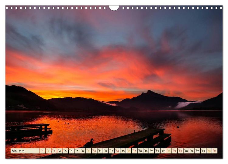 Produktbild: Salzkammergut, &uuml;berraschend vielseitig (Wandkalender 2026 DIN A3 quer), CALVENDO Monatskalender