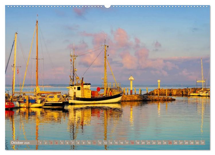 Produktbild: Insel Poel - Auszeit an der Ostsee (Wandkalender 2026 DIN A2 quer), CALVENDO Monatskalender