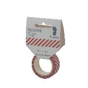 Produktbild: Creative Tape to hang Apricot Querstreifen - 10mx15 mm
