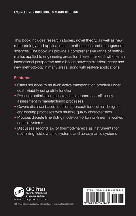 Produktbild: Mathematics in Engineering Sciences